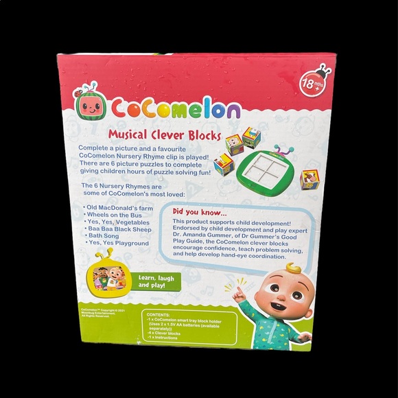 CoComelon Musical Clever Blocks - Picture 2 of 2